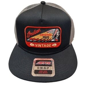 Otto Indian Motorcycles PatchTrucker Mesh Snapback Embroidered